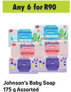 Johnson's Baby Soap Assorted-For Any 6 x 175g