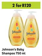 Johnson's Baby Shampoo-For 2 x 750ml