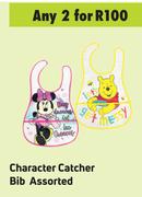Character Catcher Bib Assorted-For Any 2