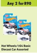Hot Wheels 1:64 Basic Diecast Car Assorted-For Any 2