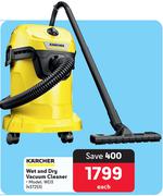 Karcher Wet And Dry Vacuum Cleaner WD3 437253