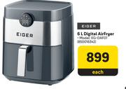 Eiger 6Ltr Digital AirFryer EG-DAF01 850016342