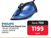 Philips Perfect Care Steam Iron GC3920/20 358424-Each