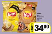 Simba Lay's Potato Chips Assorted-For Any 2 x 120g