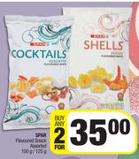 Spar Flavoured Snack Assorted-For Any 2 x 100g/ 125g
