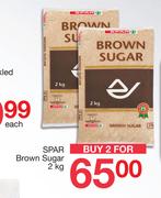 Spar Brown Sugar-For 2 x 2kg 