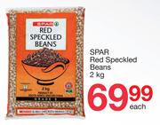 Spar Red Speckled Beans-2kg Each 