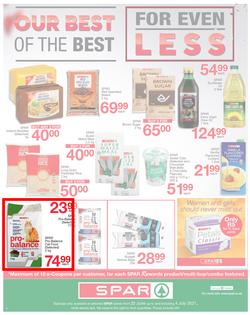 SPAR EASTERN CAPE : Our Best For Less (22 June - 4 July 2021) Valid In Acres, Algoa Park, Aspen, Burgersdorp, Cambridge, Cradock, Crossways, Dagbreek, Fig Tree, Lighthouse, Seaview, Sherwood, page 4