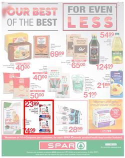 SPAR EASTERN CAPE : Our Best For Less (22 June - 4 July 2021) Valid In Acres, Algoa Park, Aspen, Burgersdorp, Cambridge, Cradock, Crossways, Dagbreek, Fig Tree, Lighthouse, Seaview, Sherwood, page 4