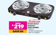 Sunbeam Double Spiral Hotplate SDS-200BB