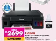 Canon Pixma G3410 Wi-Fi Ink Tank Colour Printer