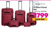 Mainstays 5-Piece Travel Set