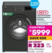 Defy 7Kg Front Loader Washing Machine DAW384