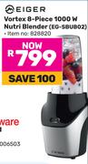 Eiger Vortex 8-Piece 1000W Nutri Blender EG-SBUB02