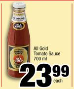 All Gold Tomato Sauce-700ml Each
