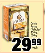 Ouma Rusks(Selected)-450g/500g Each