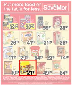 SPAR SAVEMOR EASTERN CAPE : Pay Less And Get More (25 August - 6 September 2020), page 4