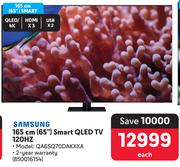 Samsung 65"(165cm) Smart QLED TV 120HZ QA65Q70DAKXXA 850016154-Each