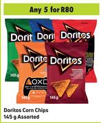 Doritos Corn Chips Assorted-For 5 x 145g