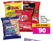 Nestle Mini Bag Assorted-For 3 x 135g-189g