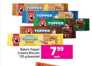 Bakers Topper Creams Biscuits Assorted-125g Each
