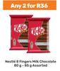 Nestle 8 Fingers Milk Chocolate Assorted-For Any 2 x 80g-85g