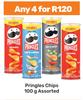 Pringles Chips Assorted-For Any 4 x 100g