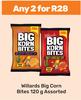 Willards Big Corn Bites Assorted-For Any 2 x 120g