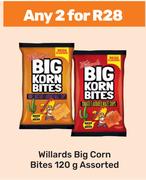 Willards Big Corn Bites Assorted-For Any 2 x 120g