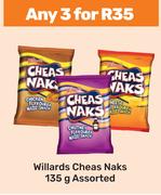Willards Cheas Naks Assorted-For Any 3 x 135g