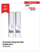 Ro System Polyprop Filter Double Pack 81493159