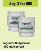 Ingram's Body Cream Assorted-For 2 x 450ml