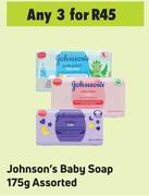 Johnson's Baby Soap Assorted-For 3 x 175g