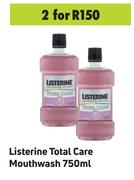 Listerine Total Care Mouthwash-For 2 x 750ml