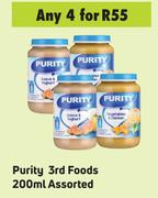 Purity 3rd Foods Assorted-For 4 x 200ml