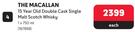 The Macallan 15 Year Old Double Cask Single Malt Scotch Whisky 167868-1 x 750ml Each.