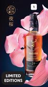 GLENFIDDICH 29 Year Old Grand Yozakura Single Malt Scotch Whisky 462695-1 x 750ml Each