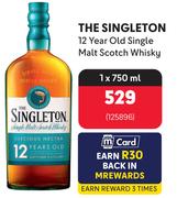 The Singleton 12 Year Old Single Malt Scotch Whisky 125896-1 x 750ml