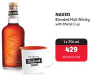 Naked Blended Malt Whisky With Metal Cup 850000209-1 x 750ml