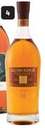 Glenmorangie 18 Year Old Highland Single Malt Scotch Whisky 1316172-1 x 750ml Each