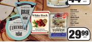 Fairview Camembert Or Brie 125g Or White Rock 100g Or Blue Tower 100g-Each