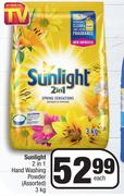 Sunlight 2 In 1 Hand Washing Powder Assorted-3Kg Each