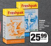 Freshpak Wellness Rooibos Tagless Teabags Assorted-20 Per Pack