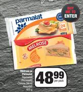 Melrose Or Parmalat Flavoured Processed Cheese Slices Assorted-400g Per Pack