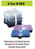 Mainstays 3 Pack Guest Towels Or 5 Pack Face Towels Assorted-For 2
