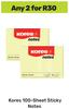 Kores 100 Sheet Sticky Notes-For Any 2