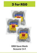 GR8 Save Mesh Scourer 3 + 1-For 3