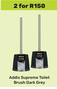 Addis Supreme Toilet Brush Dark Grey-For 2