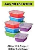 Otima 1.2L Snap It Colour Food Saver-For Any 10