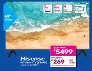 Hisense 43"(109cm) UHD Smart TV 58A6K